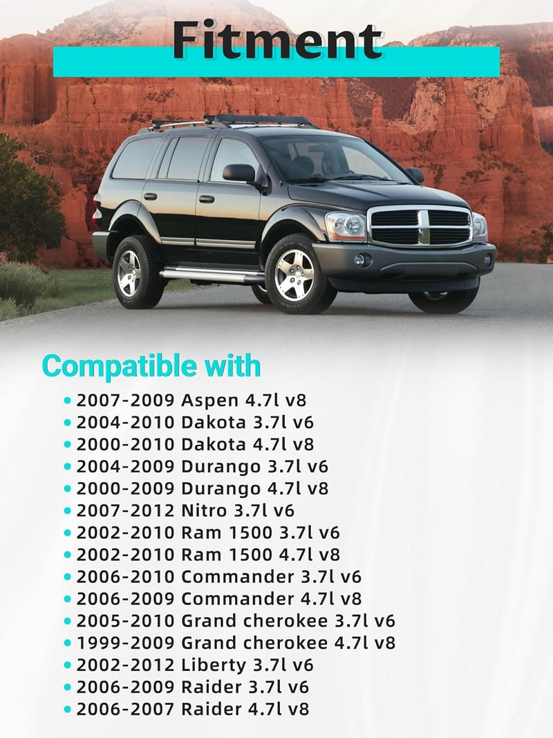 Pnktool AW7163 Engine Water Pump Kit Compatible with Aspen, Dakota, Durango, Nitro, Ram 1500, Commander, Grand Cherokee, Liberty, Raider - Image 3